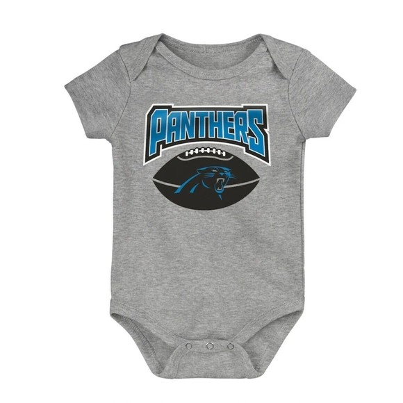 Infant Carolina Panthers 3-pack Game On Bodysuit Set 3-6M - Picture 3 of 8